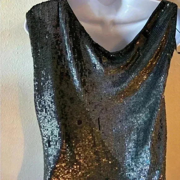 NWT Retrofete Michelle Sequined Colorbrock Crop Top - Picture 12 of 13